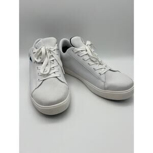 Vessi Soho Waterproof White Narrow Fit Sneakers Shoes Size 9